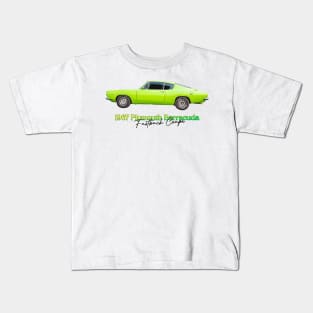 1967 Plymouth Barracuda Fastback Coupe Kids T-Shirt